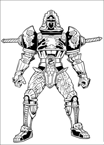 Ranger'S Enemy  Coloring Page